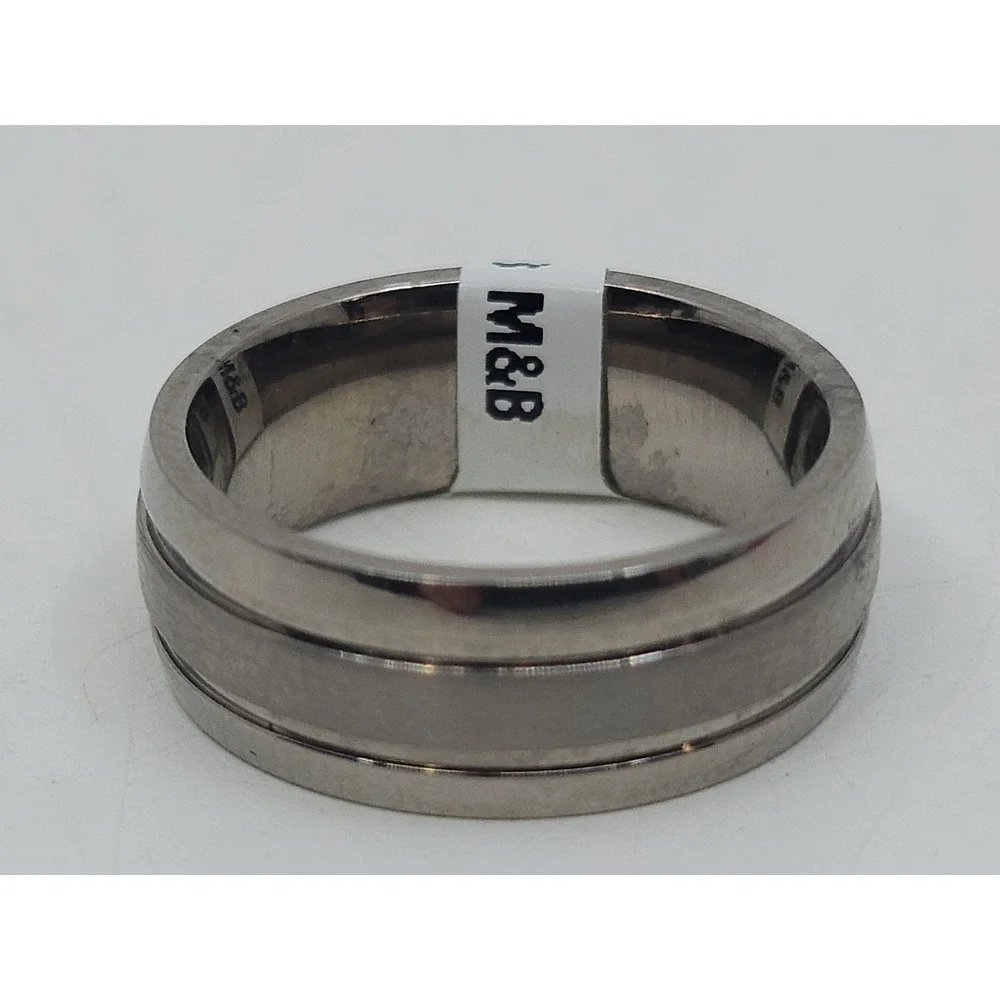 Mens Titanium‎ Wedding Band Size 8.5 New Unused